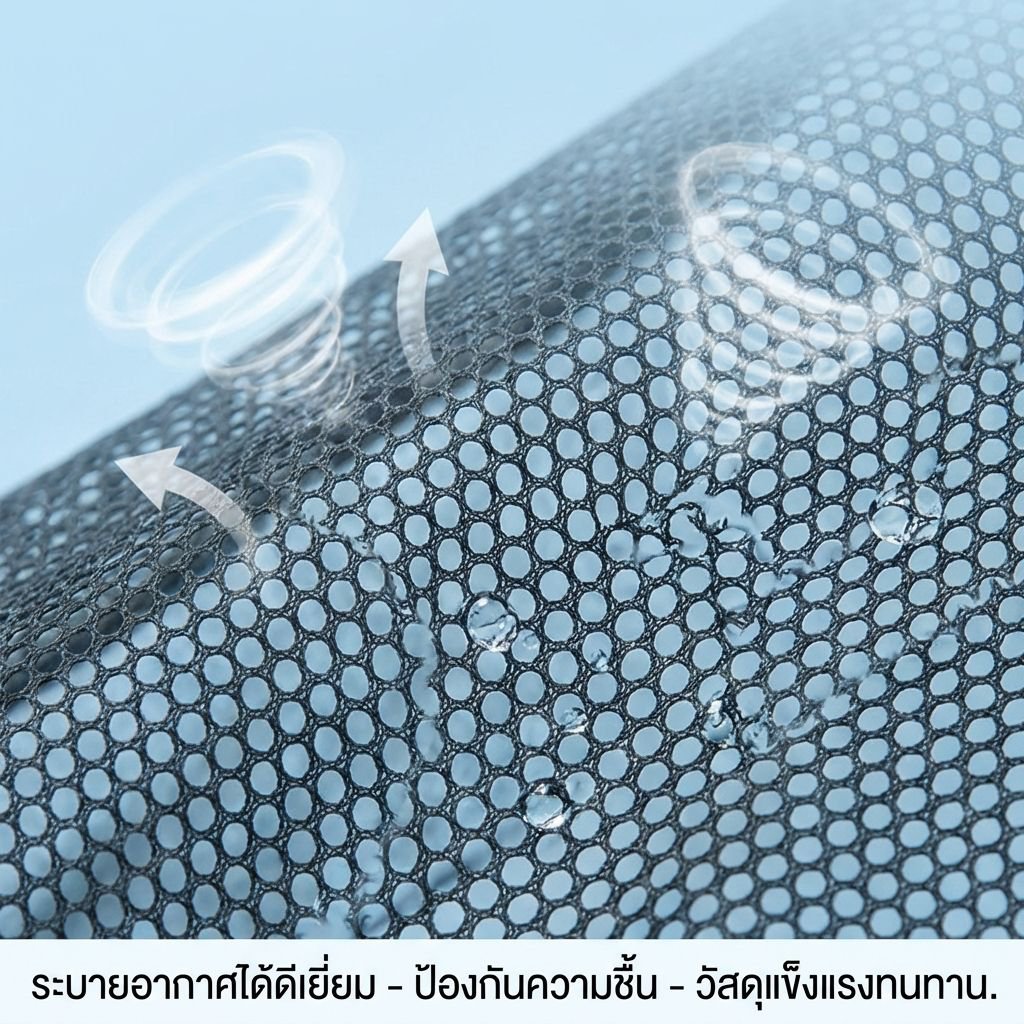 ตะกร้าใส่ผ้าแบบพกพาพร้อมหูหิ้ว