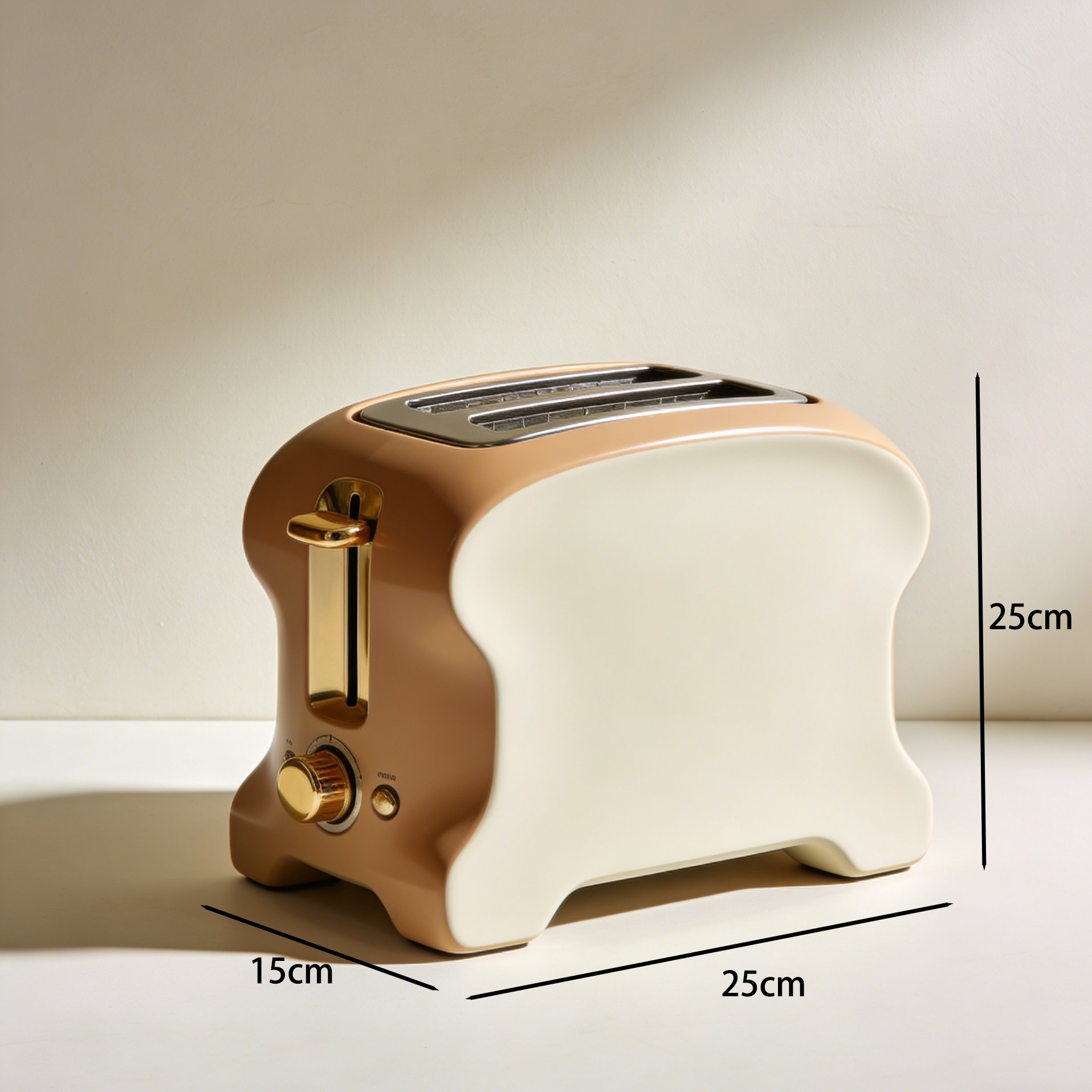 Toast-shaped modern kitchen appliance