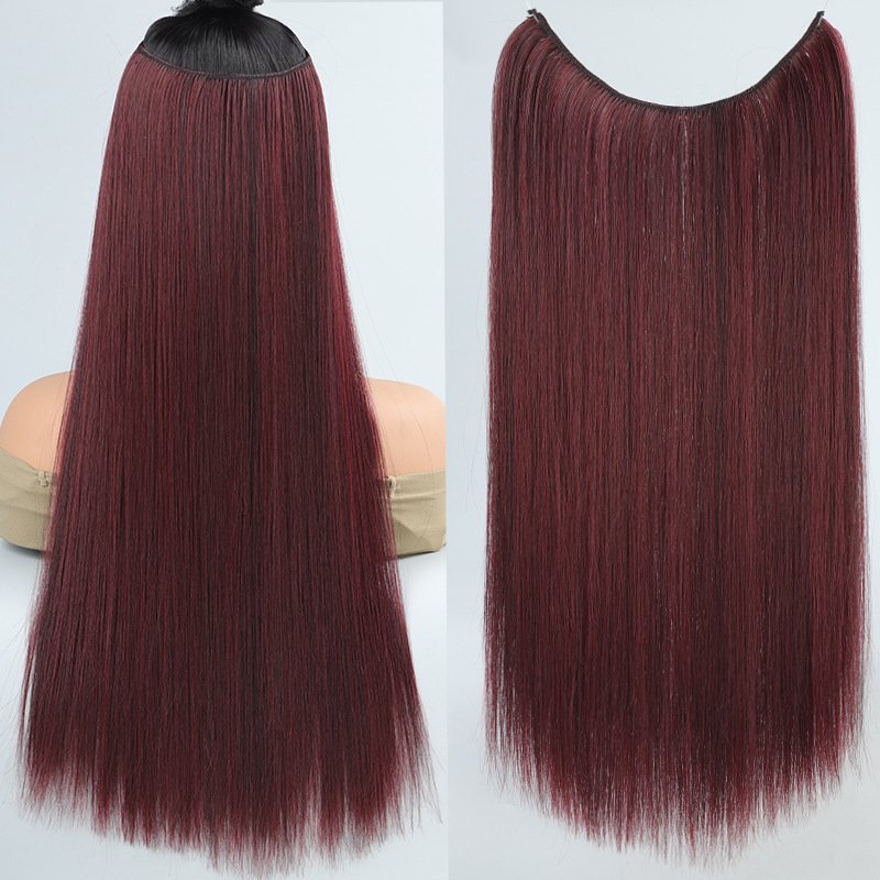 ผู้หญิงที่สวมผมต่อ