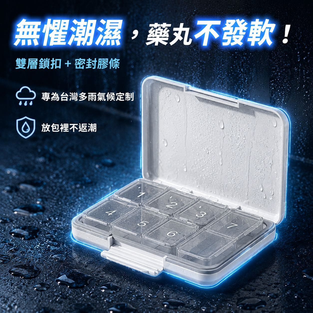 大容量攜隨身藥盒