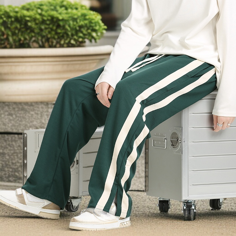 男性春秋カジュアルパンツゆるい長ズボンストレートカップル秋カジュアルパンツ