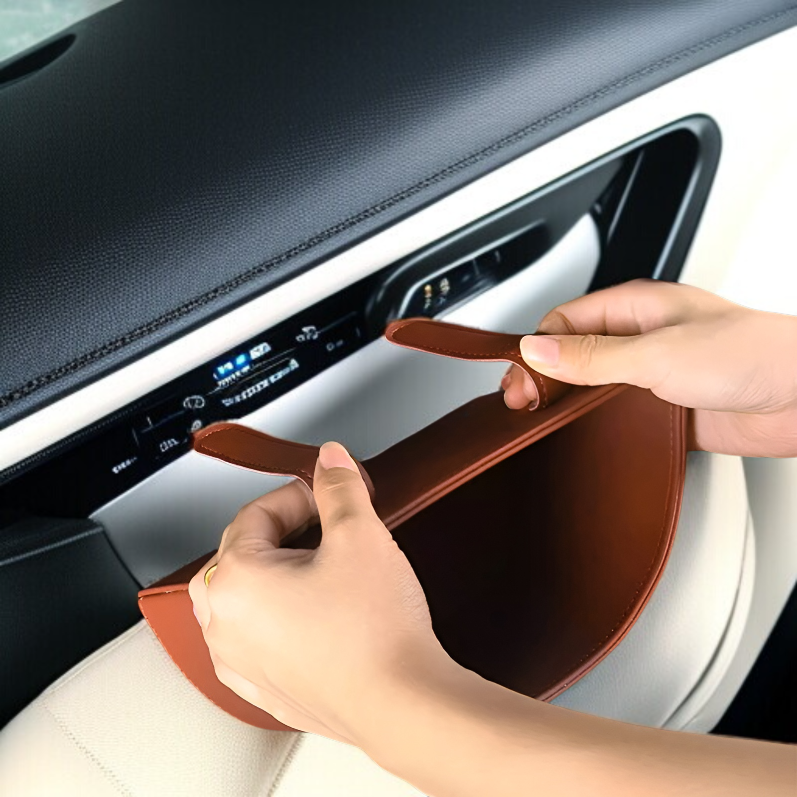 Auto-Mülleimer, Auto-Innenraum vorne hängende Auto-Regenschirm-Aufbewahrungsbox, Aufbewahrungsbox, M