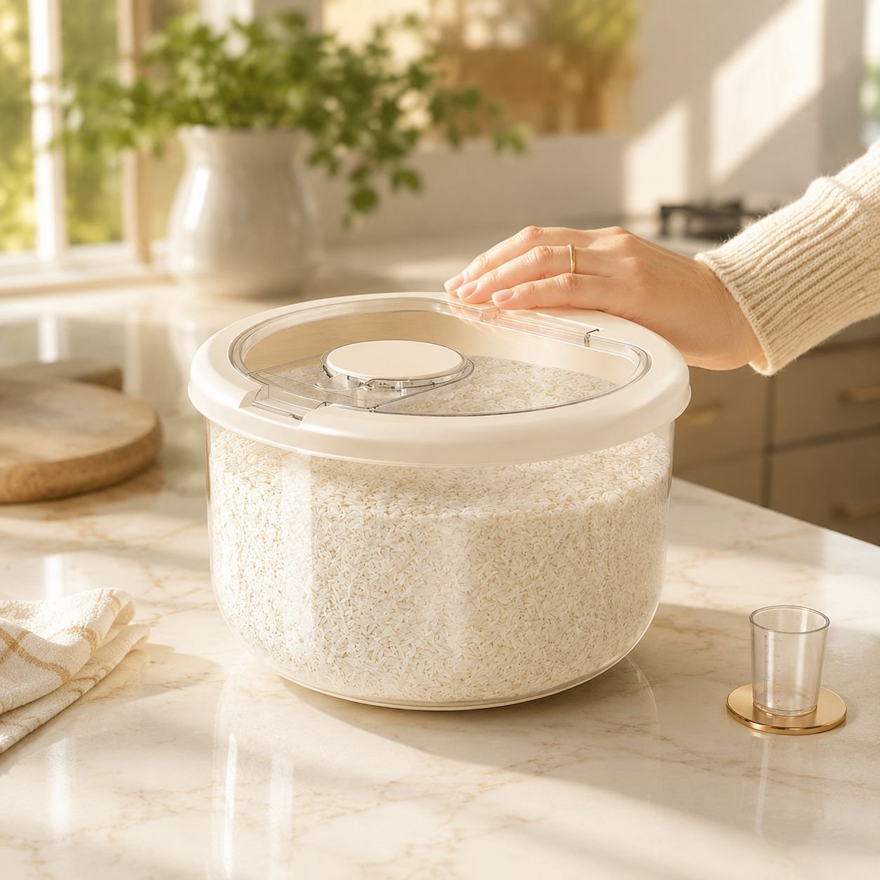 Kitchen Flour Storage Tank, Insect-Proof, Moisture-Proof, Airtight Canister
