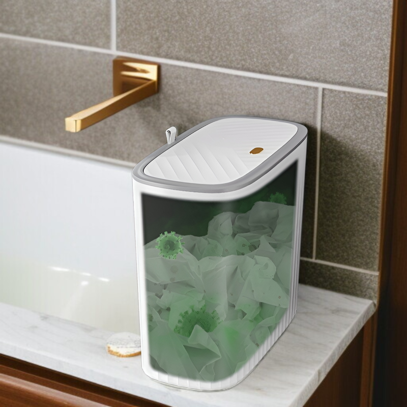 リビングルームで映えるスタイリッシュゴミ箱