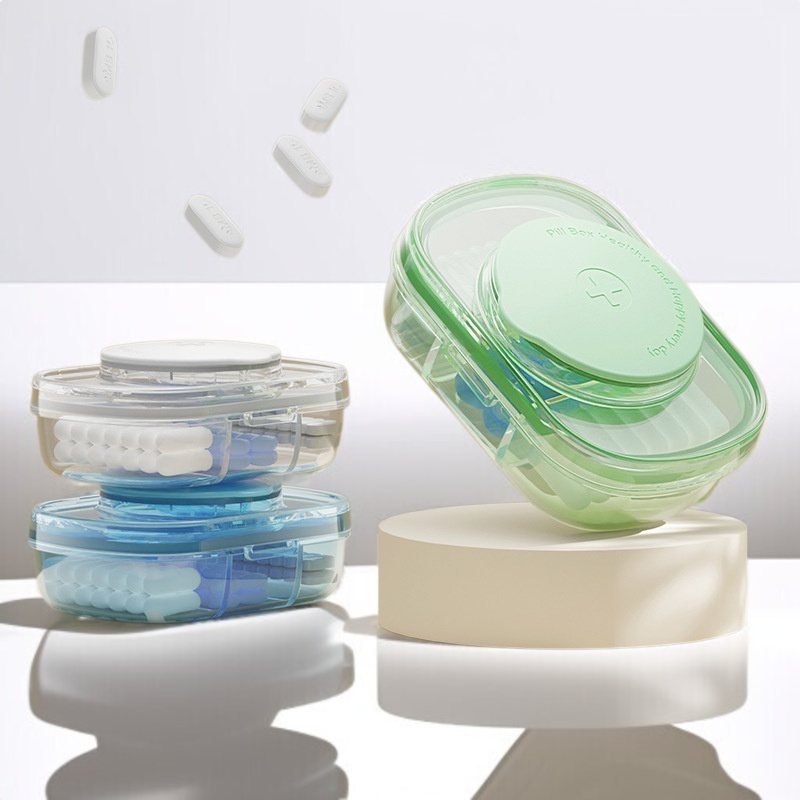 휴대용 약통 다용도 분약기 이미지