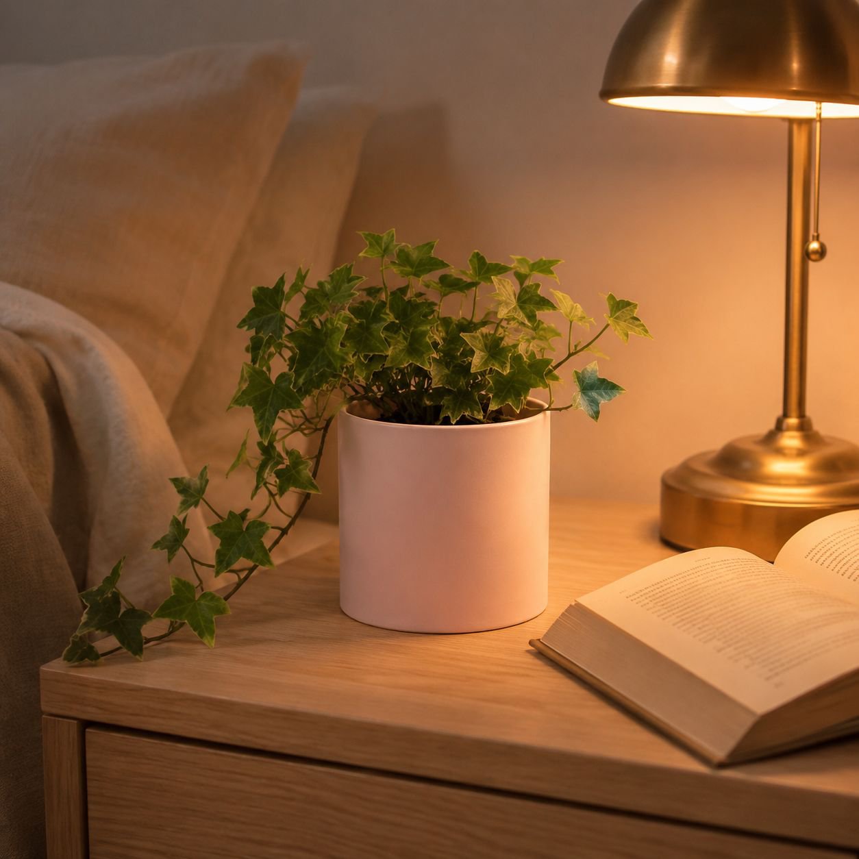 Modern ceramic flower pot with drainage tray