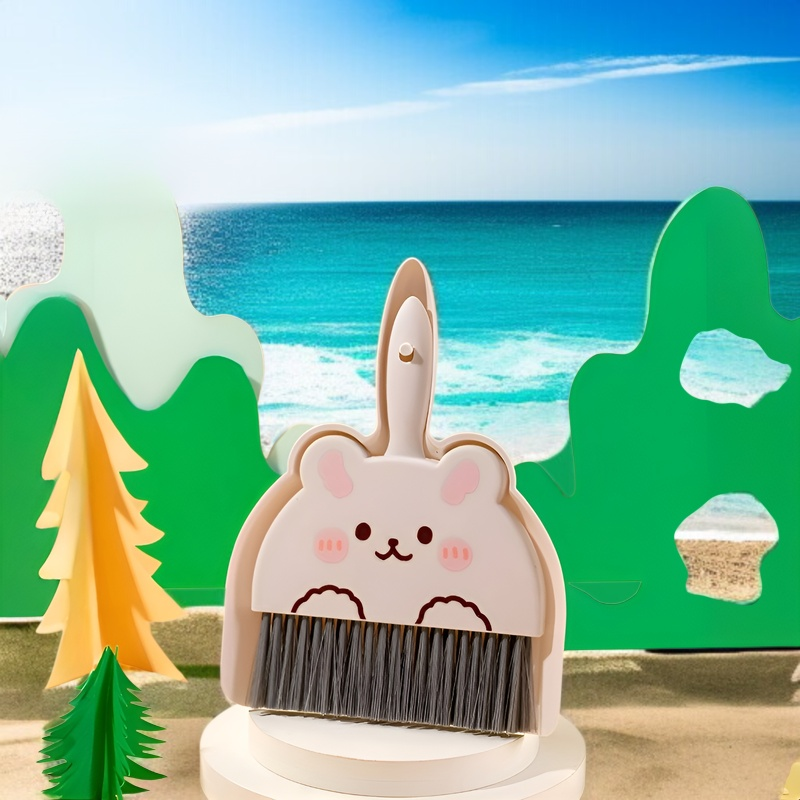 子供が使いやすいちりとり付きほうきセット