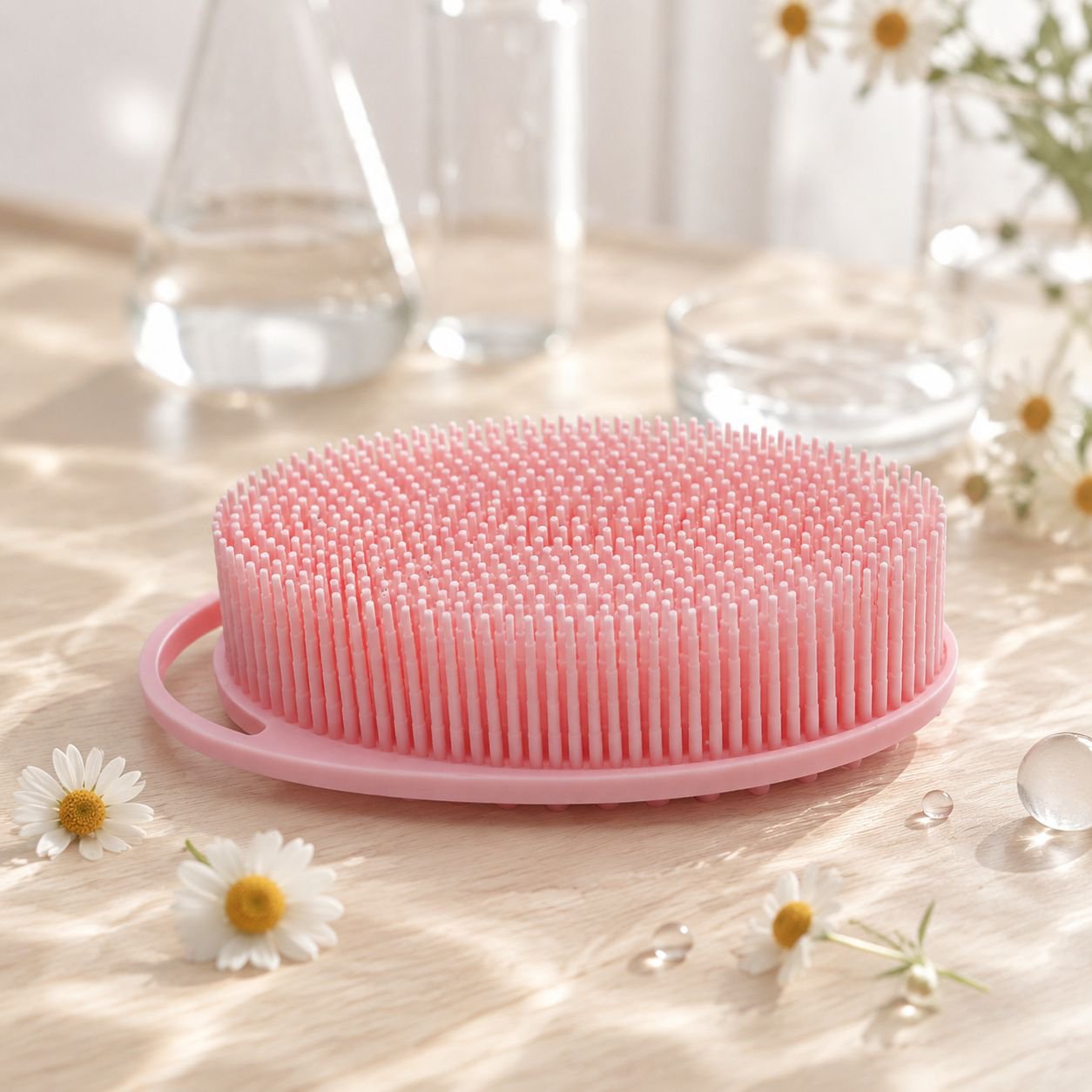 Safe and Comfortable Silicone Hair Washing Brush