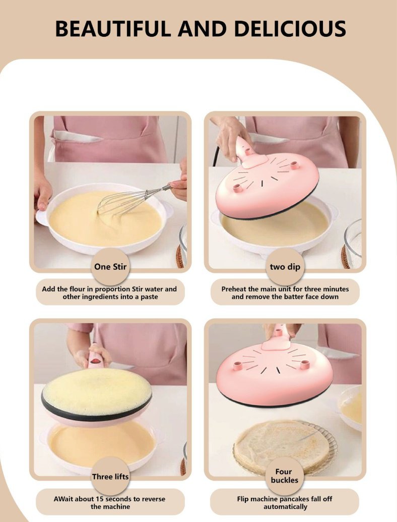 Appareil à crêpes professionnel pour rouleaux