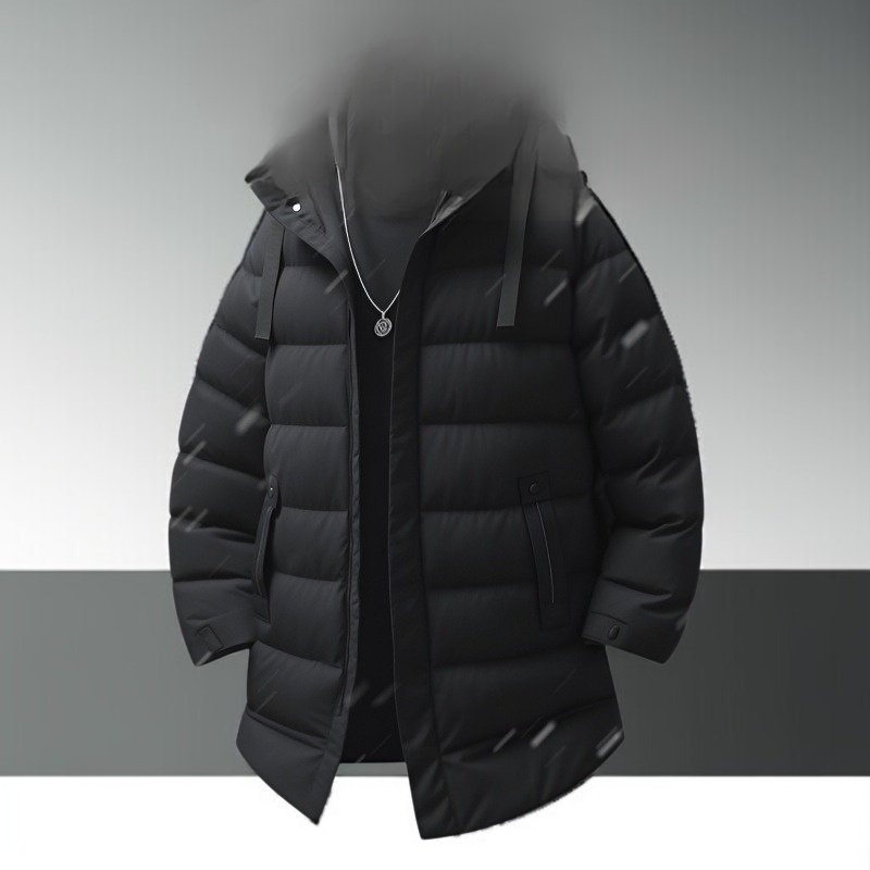 남자 주니어 겨울 하프 패딩 세련된 스타일