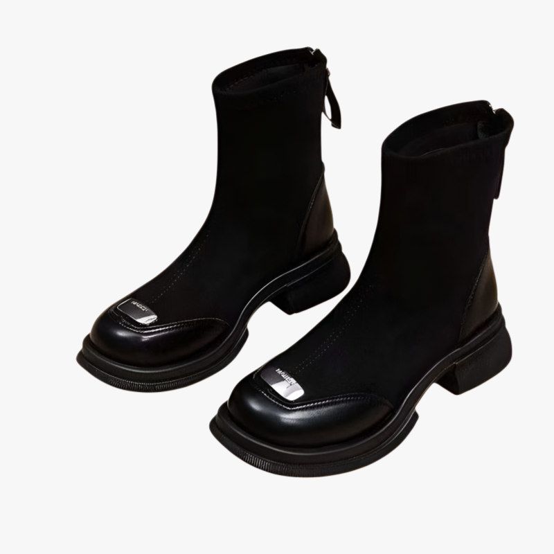 2025年秋冬新作女性用厚底マーティンブーツ全体画像