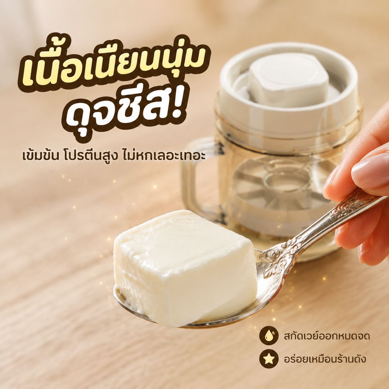เครื่องแยกโยเกิร์ตโฮมเมด ตัวกรองและบีบอัดโยเกิร์ตกรีกสำหรับใช้ในบ้าน