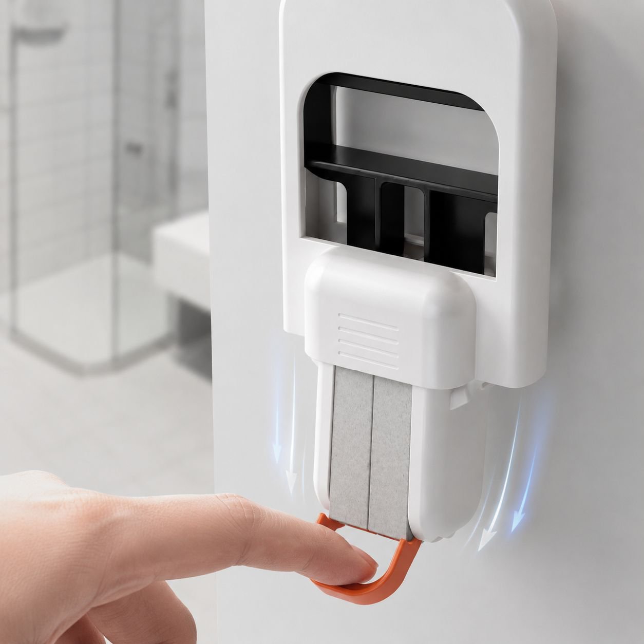 Utilisation du mini balai à colle sans lavage à la main