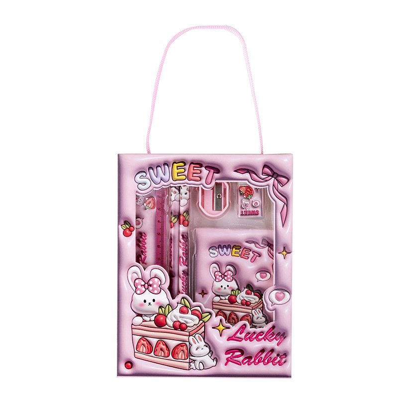 Learning supplies Stationery Stationery One set for all Pencil Handheld Gift Cute Cartoon Stationery