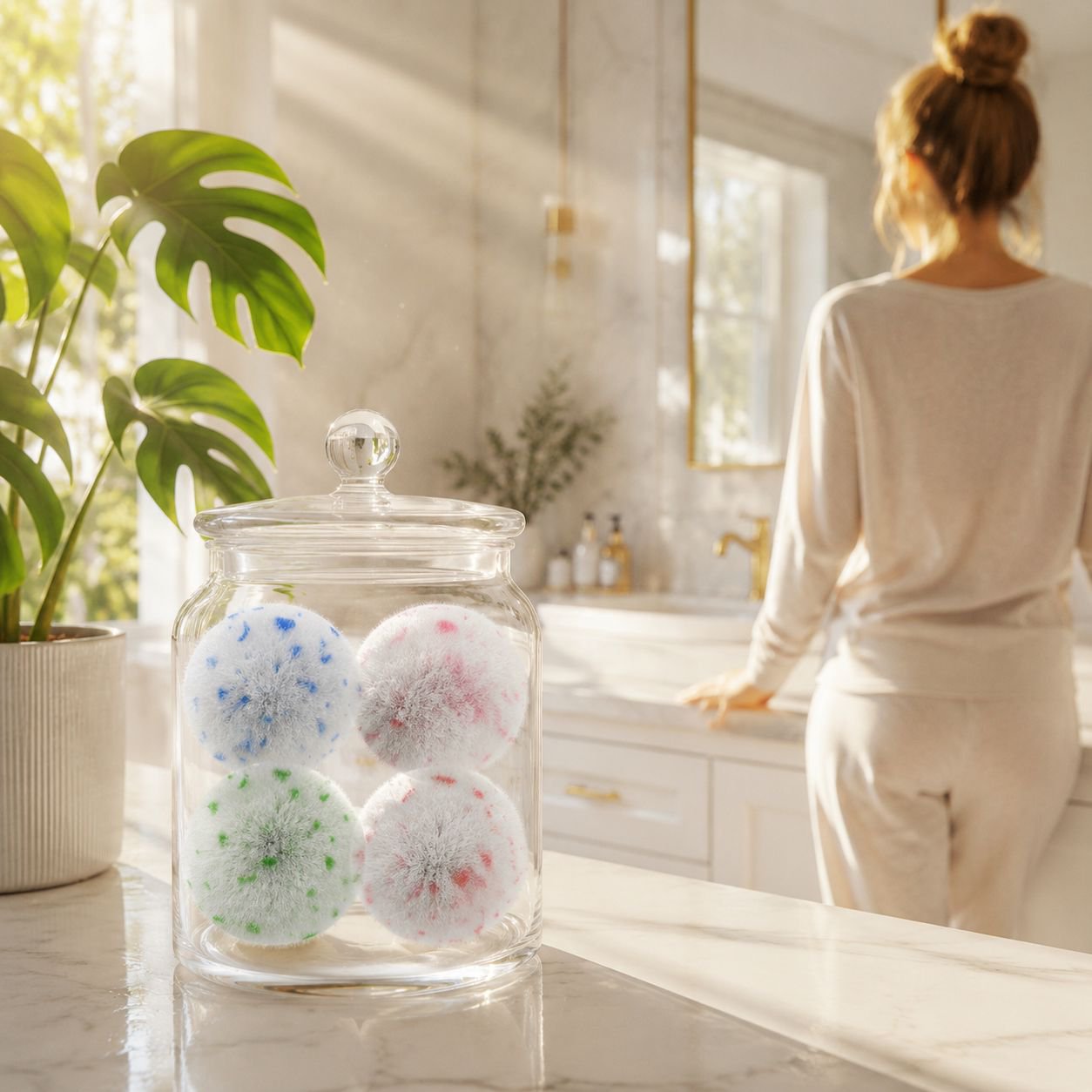 Outil ménager pour éliminer les taches sur le linge