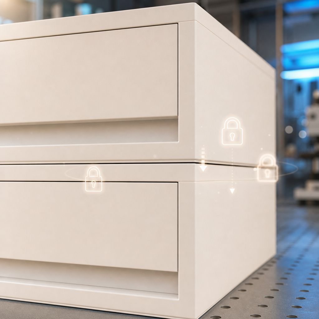 Boîte de rangement en plastique avec tiroirs