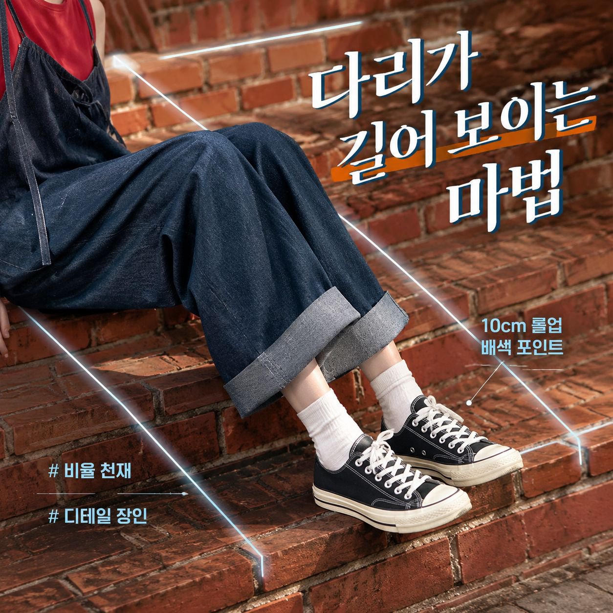 패션 루즈핏 슬림 얇은 데님 멜빵 바지 여성용