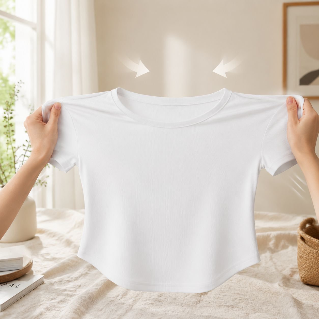 日本風スタイル レディースTシャツ コーディネート例