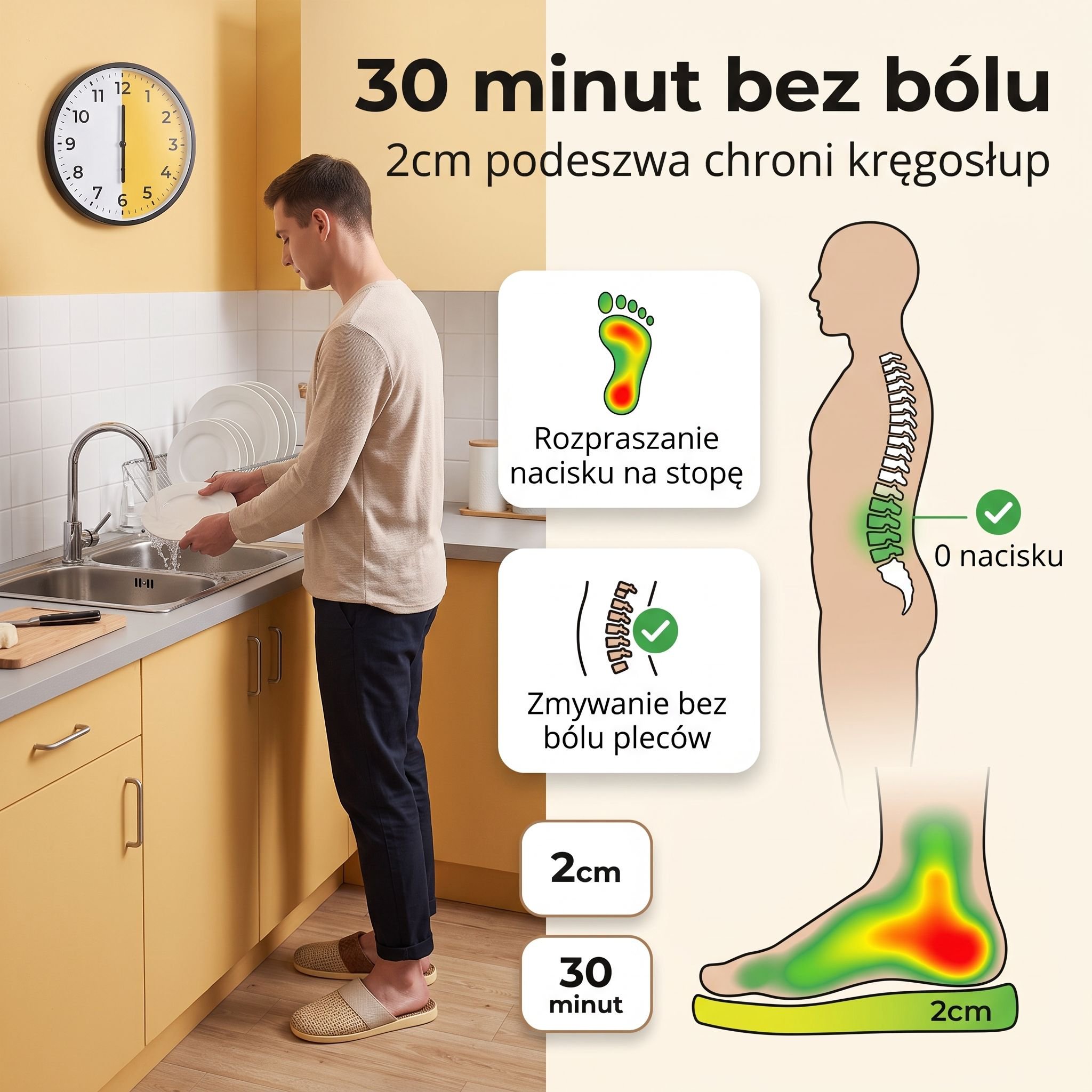 antypoślizgowe, z grubą podeszwą, na podłogi drewniane, z oddychającą konstrukcją