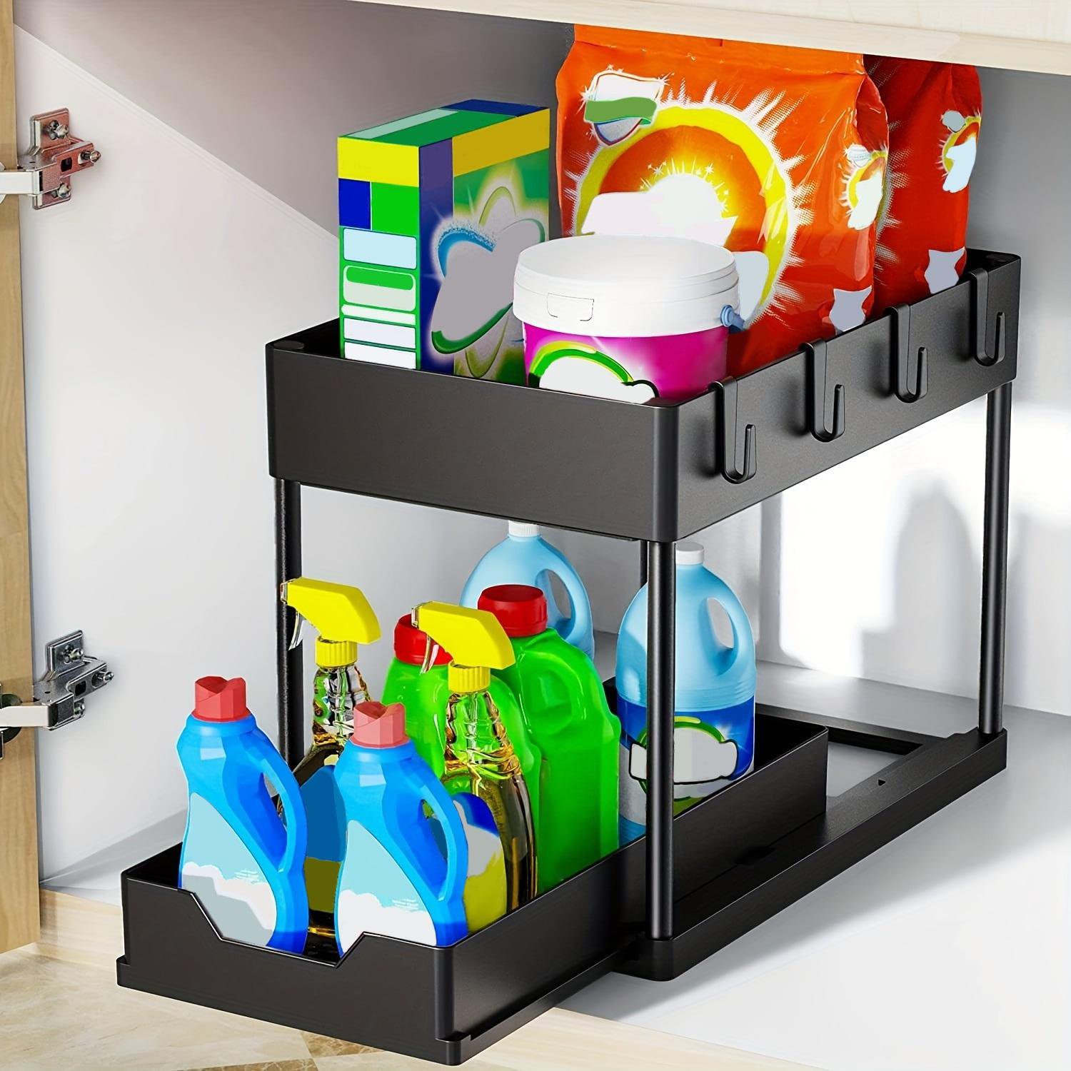 Two-Tier Pull-Out Under-Sink Organiser