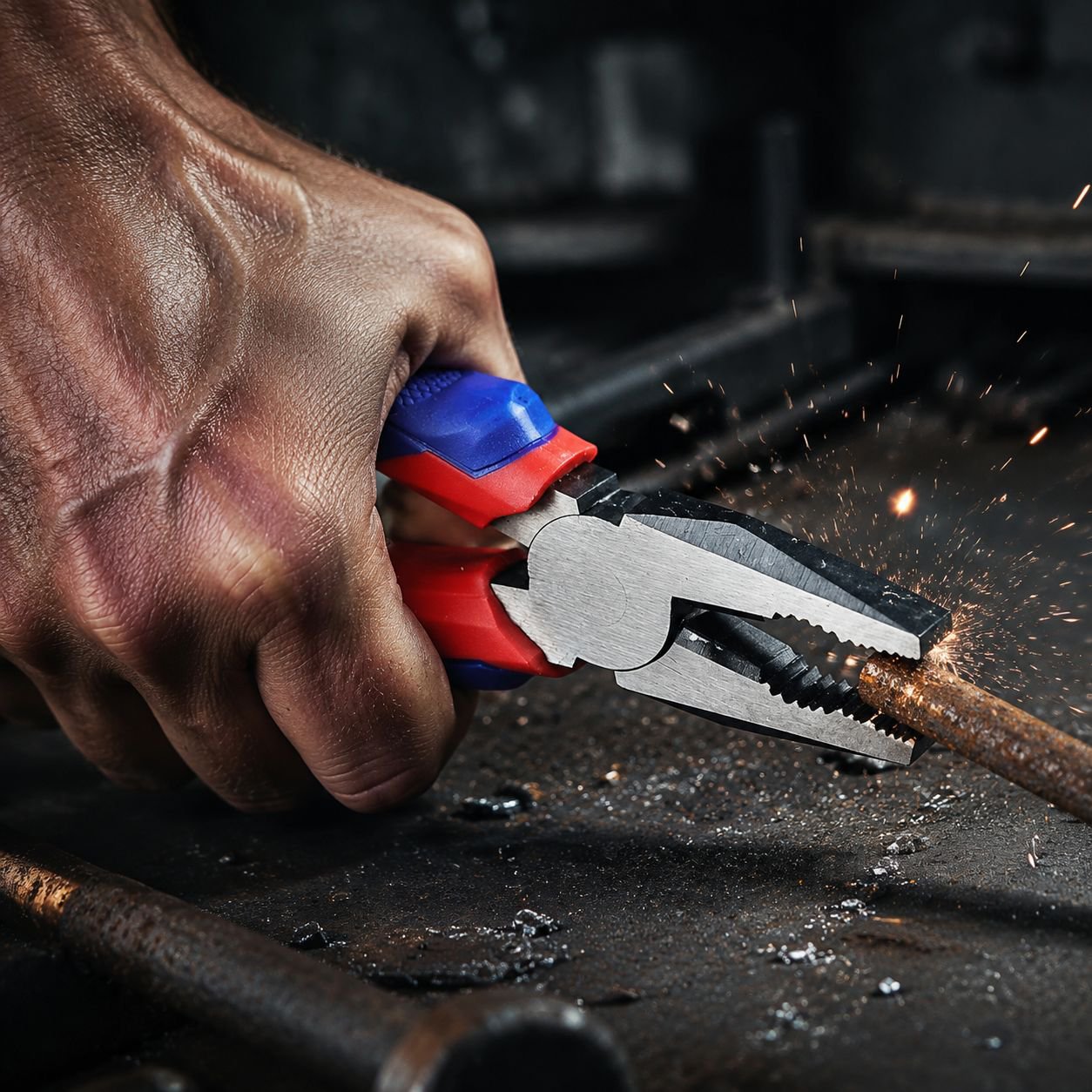Sali Universal Wire Cutter and Needle Nose Pliers close-up view