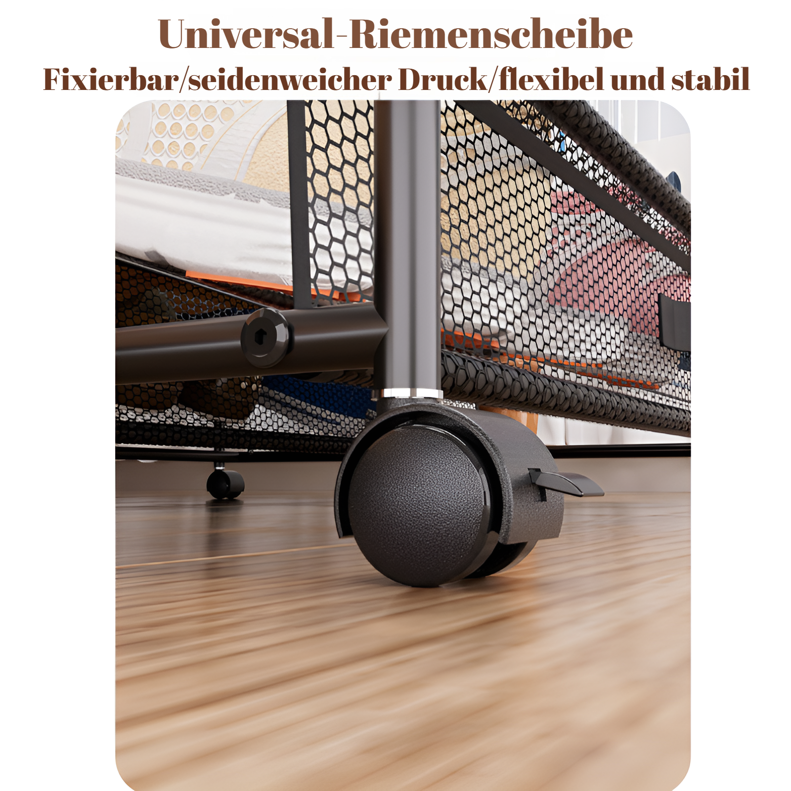 Einfaches Schuhregal unter dem Bett