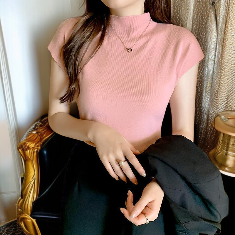 슬림핏 나시 반팔 이너 니트 레깅스 디테일