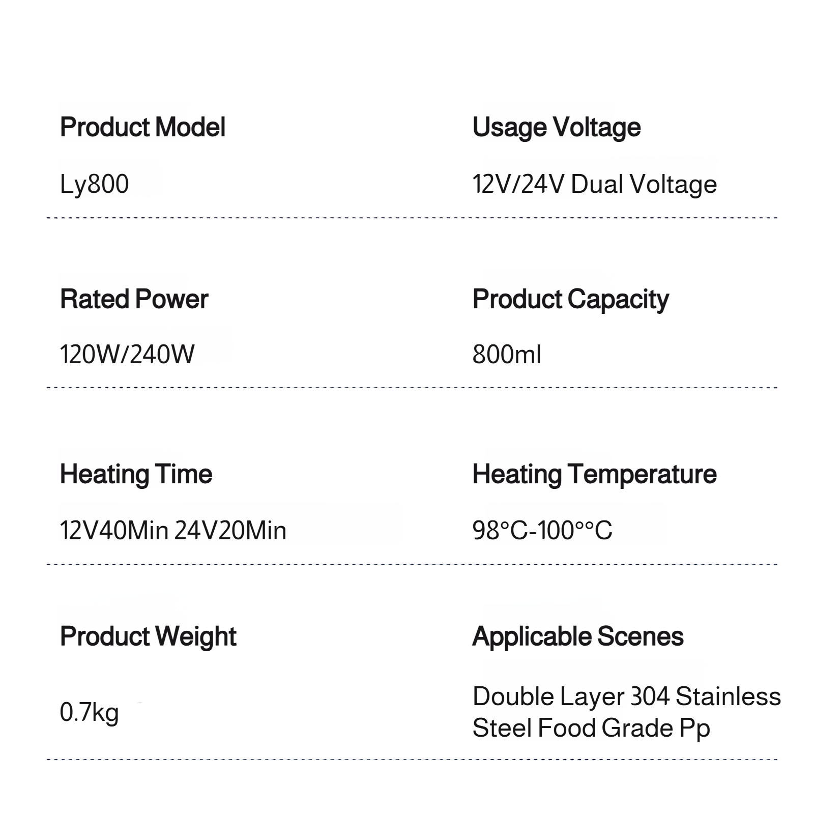 Portable Car Heating Kettle