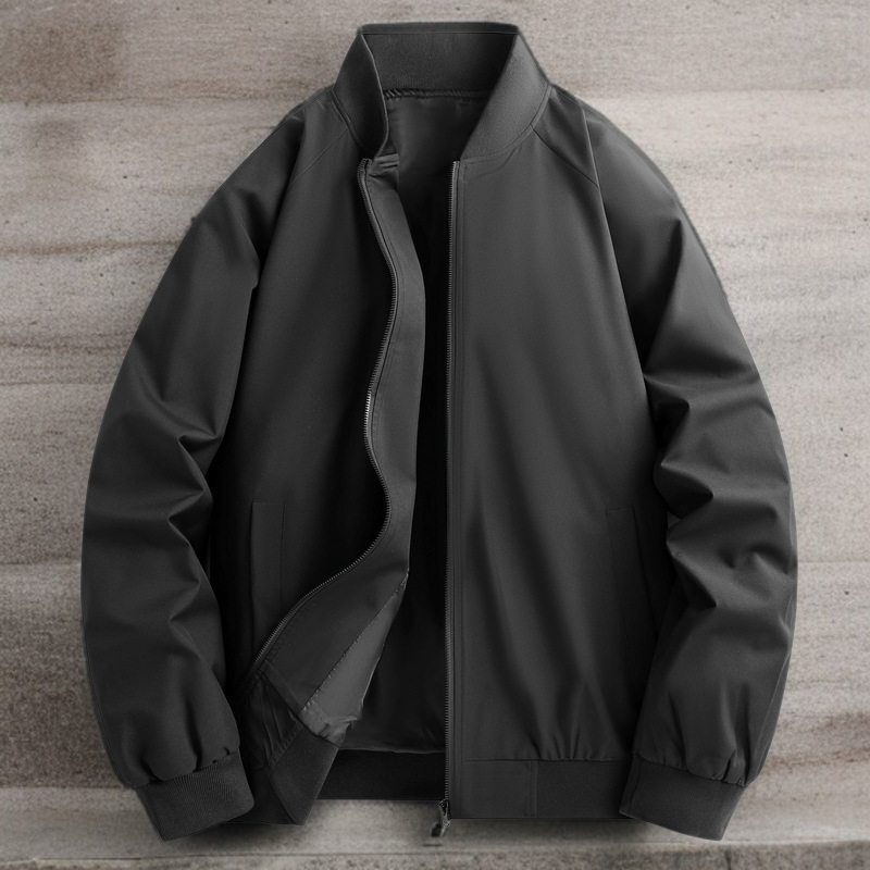 2オープンデザインのベースボールジャケット詳細