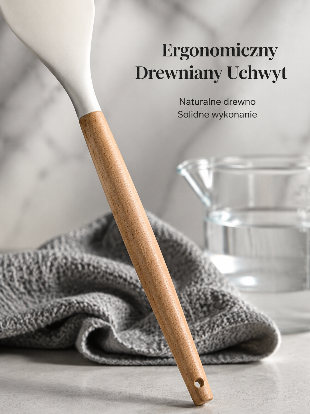 Zestaw silikonowych łopatek i łyżek kuchennych wielofunkcyjnych, odpornych na wysoką temperaturę