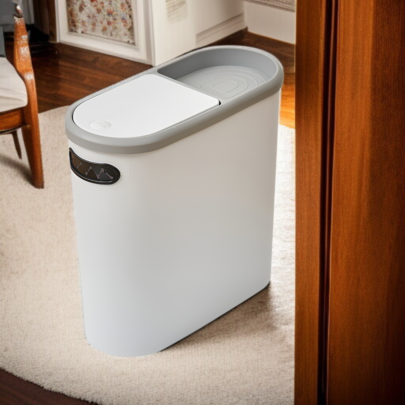 リビングルームのインテリアに馴染むゴミ箱