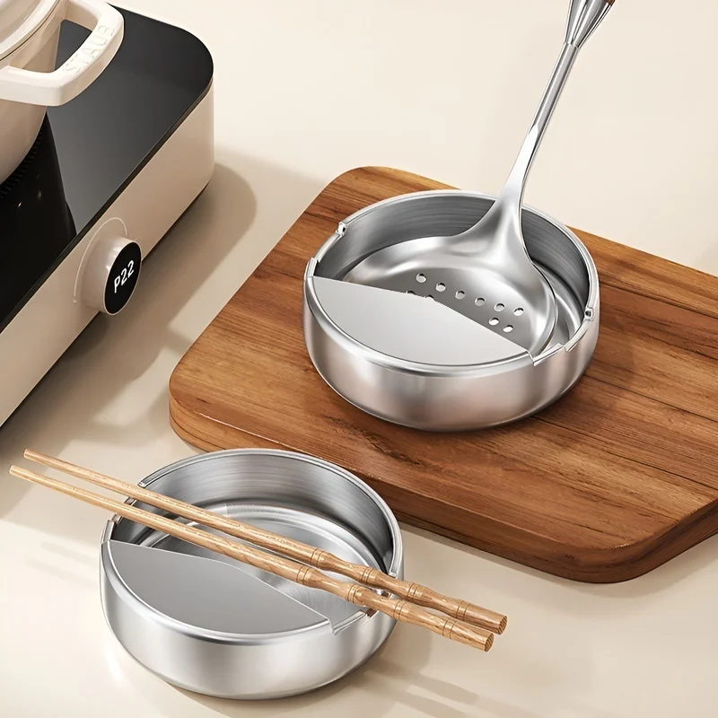 不銹鋼檯面鍋鏟收納架托（2個裝）