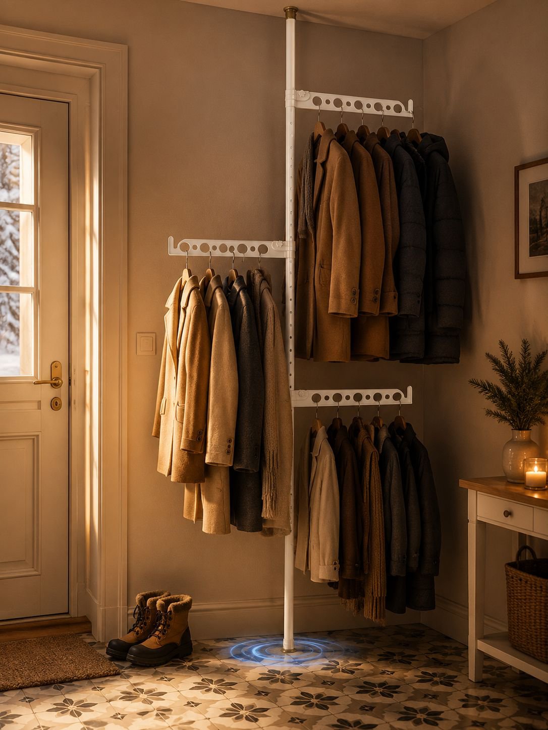 HFH Kleiderständer als Garderobe für kleine Wohnungen