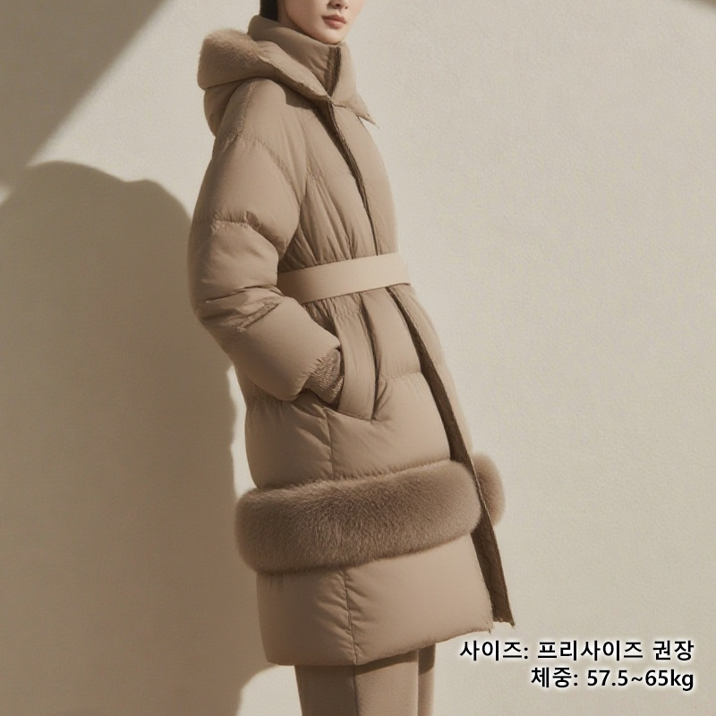 따뜻한 겨울 패딩 점퍼 디테일