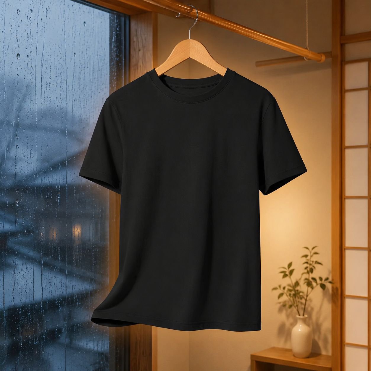 吸汗速乾機能付き半袖Tシャツの生地アップ