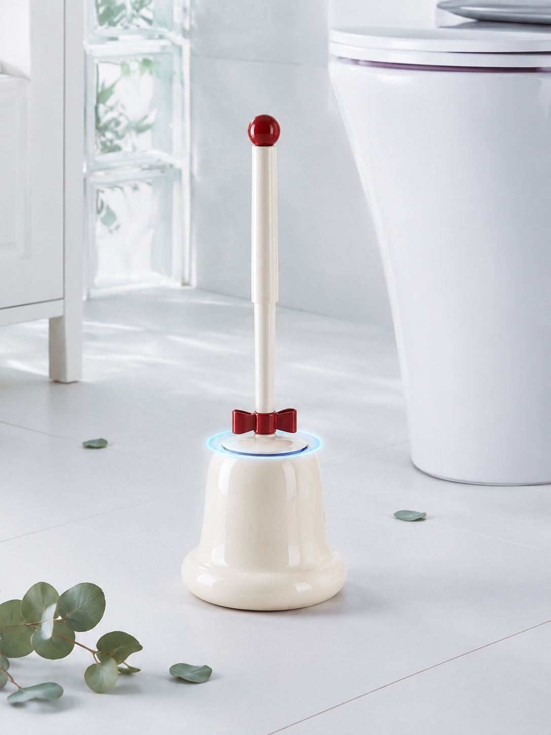 Refreshing toilet brush for household use
