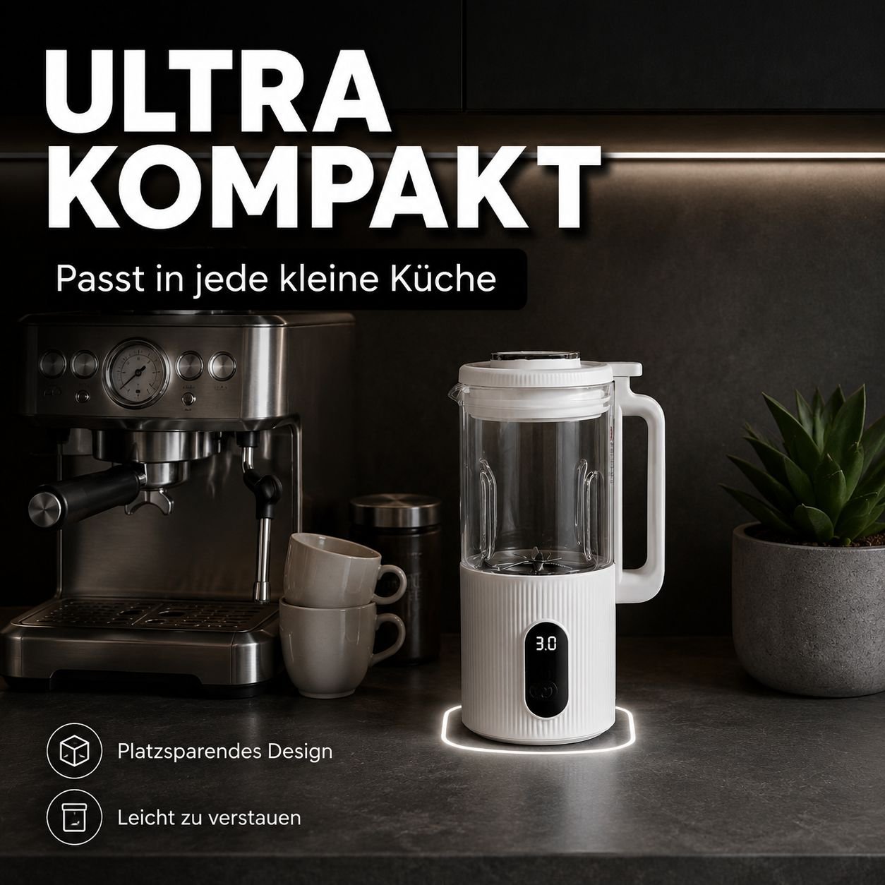 Vollautomatische, kleine Sojamilchmaschine ohne Filter
