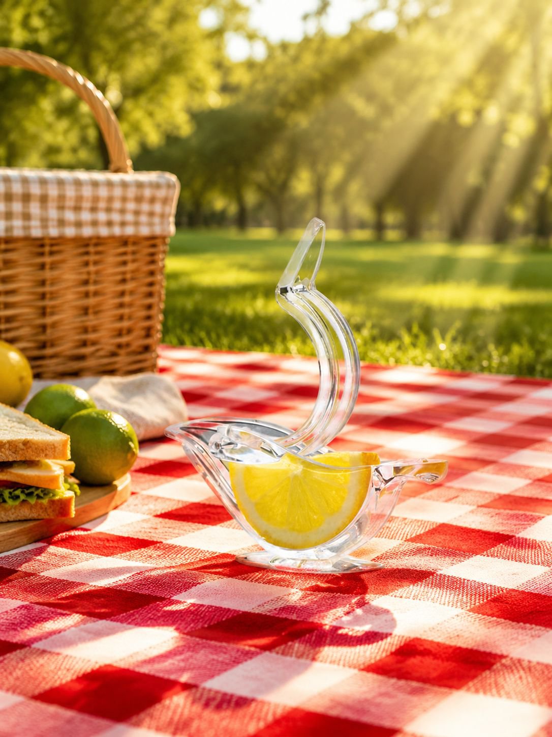 Travel-friendly small juicer for quick fruit juice