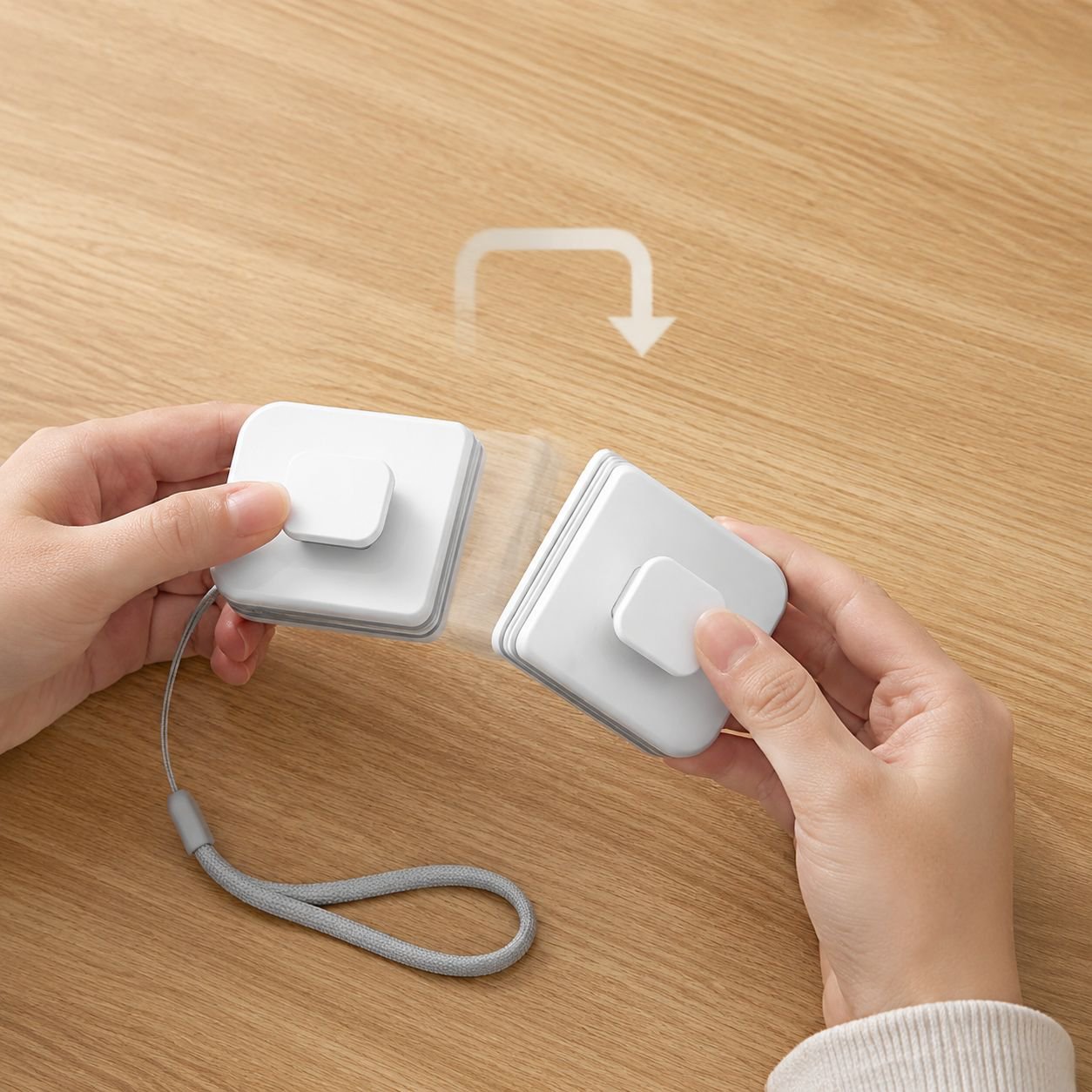 JN-Einstellbarer magnetischer Glaswischer
