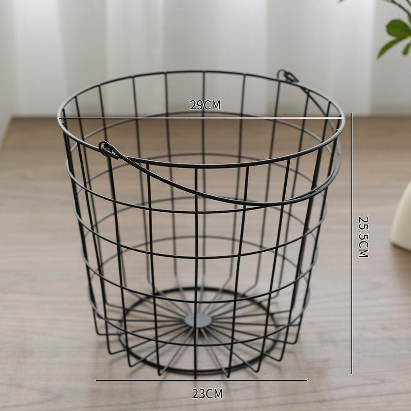 Aufbewahrungskorb aus Schmiedeeisen