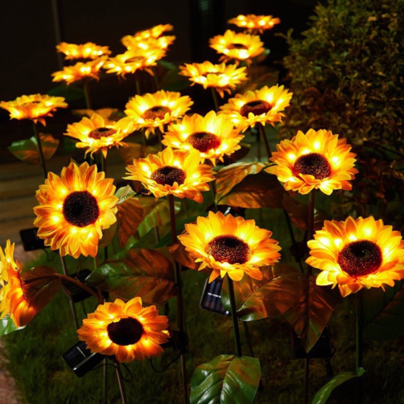 JMY - Outdoor Courtyard Solar Sunflower Lamp