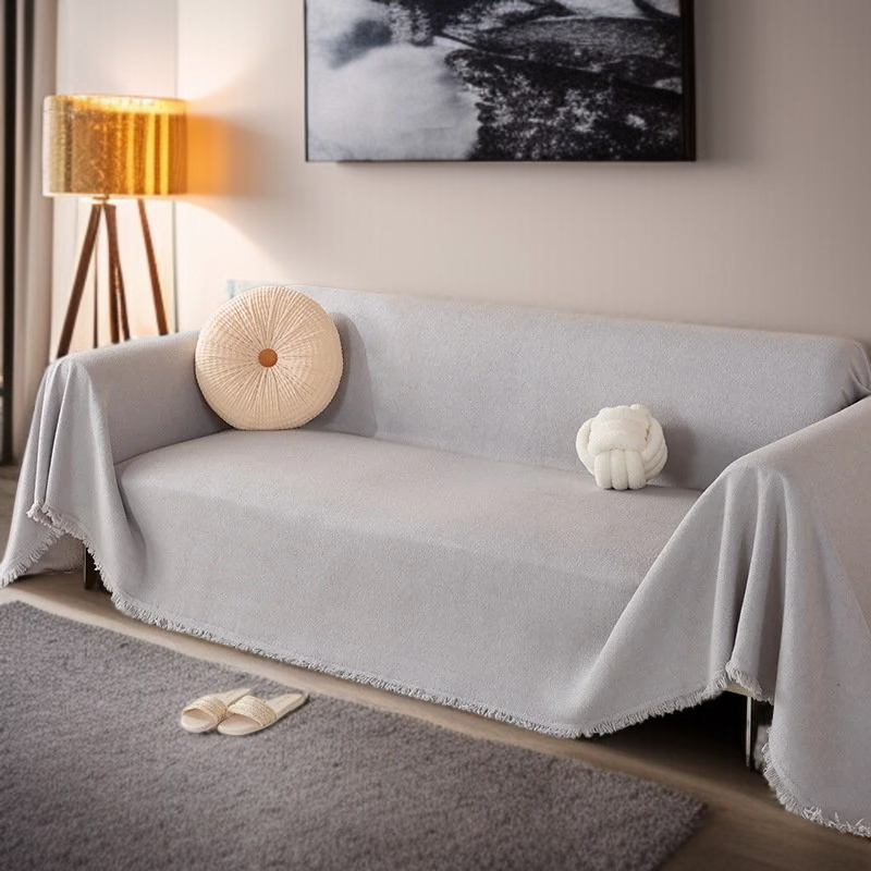 ソファークッション毛布の全体画像