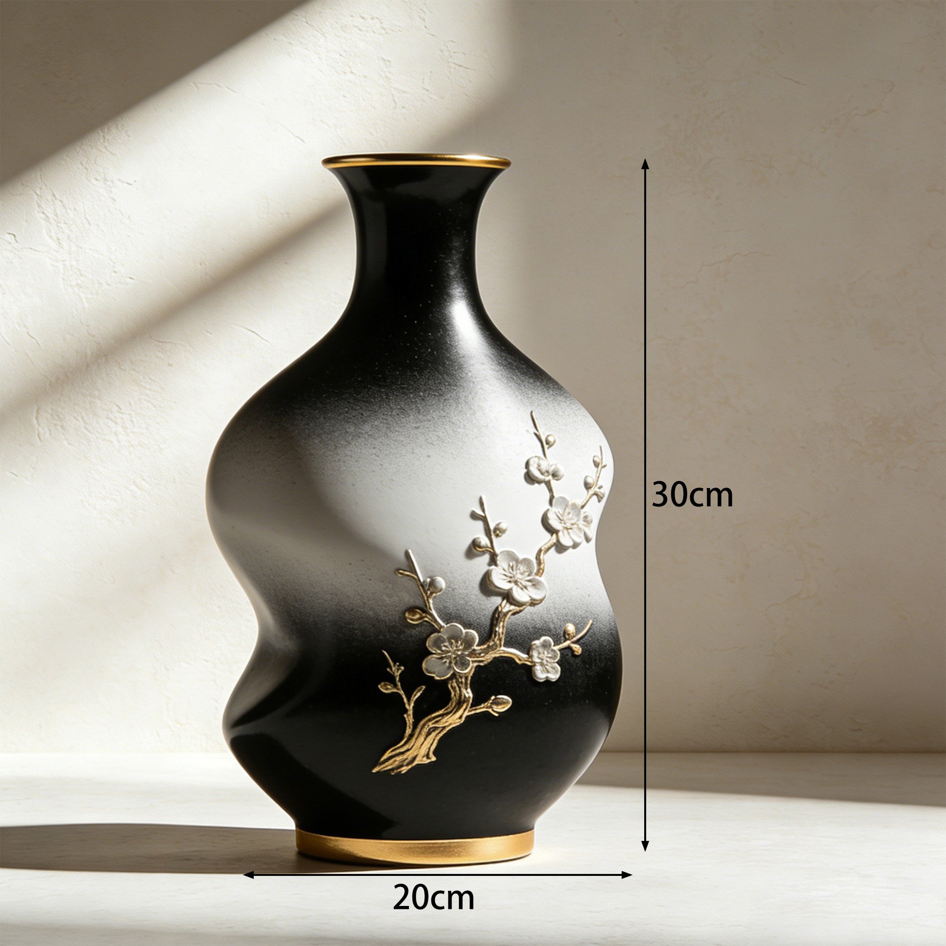 リビングに飾ったおしゃれな花瓶セット