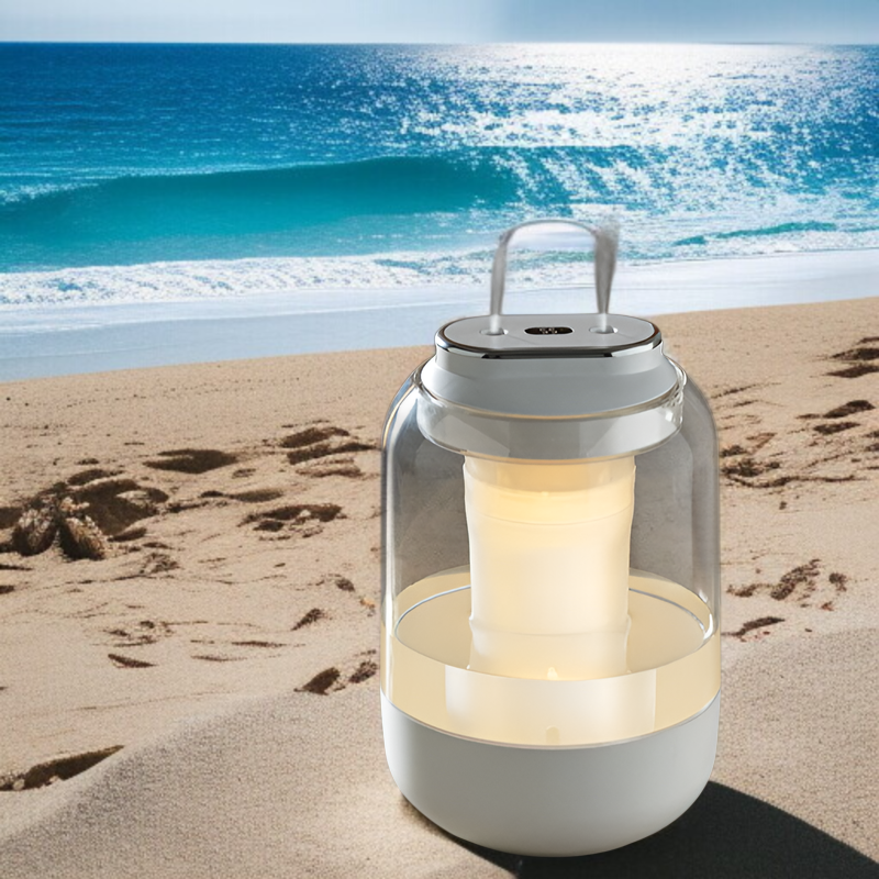 USB給電対応加湿器の接続例