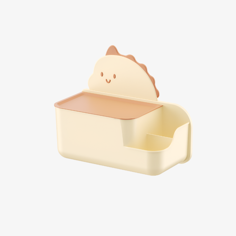 穴あけ不要の壁掛けペーパー収納ボックス