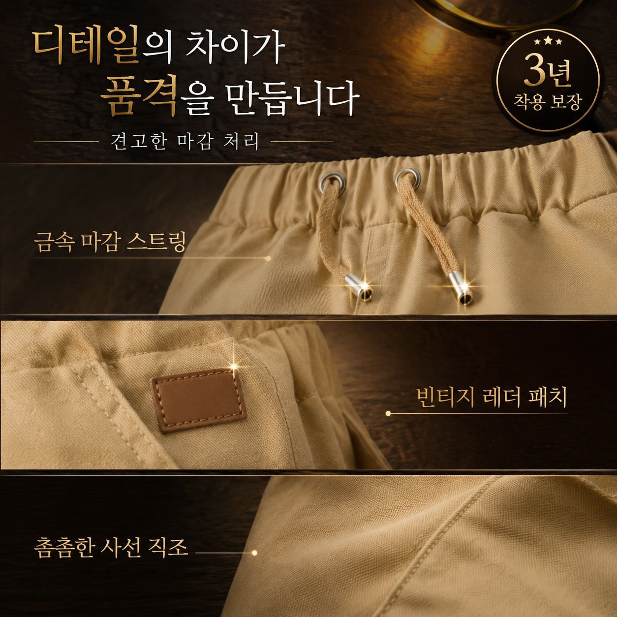 남성 빅사이즈 골프 스포츠 반바지 실내용