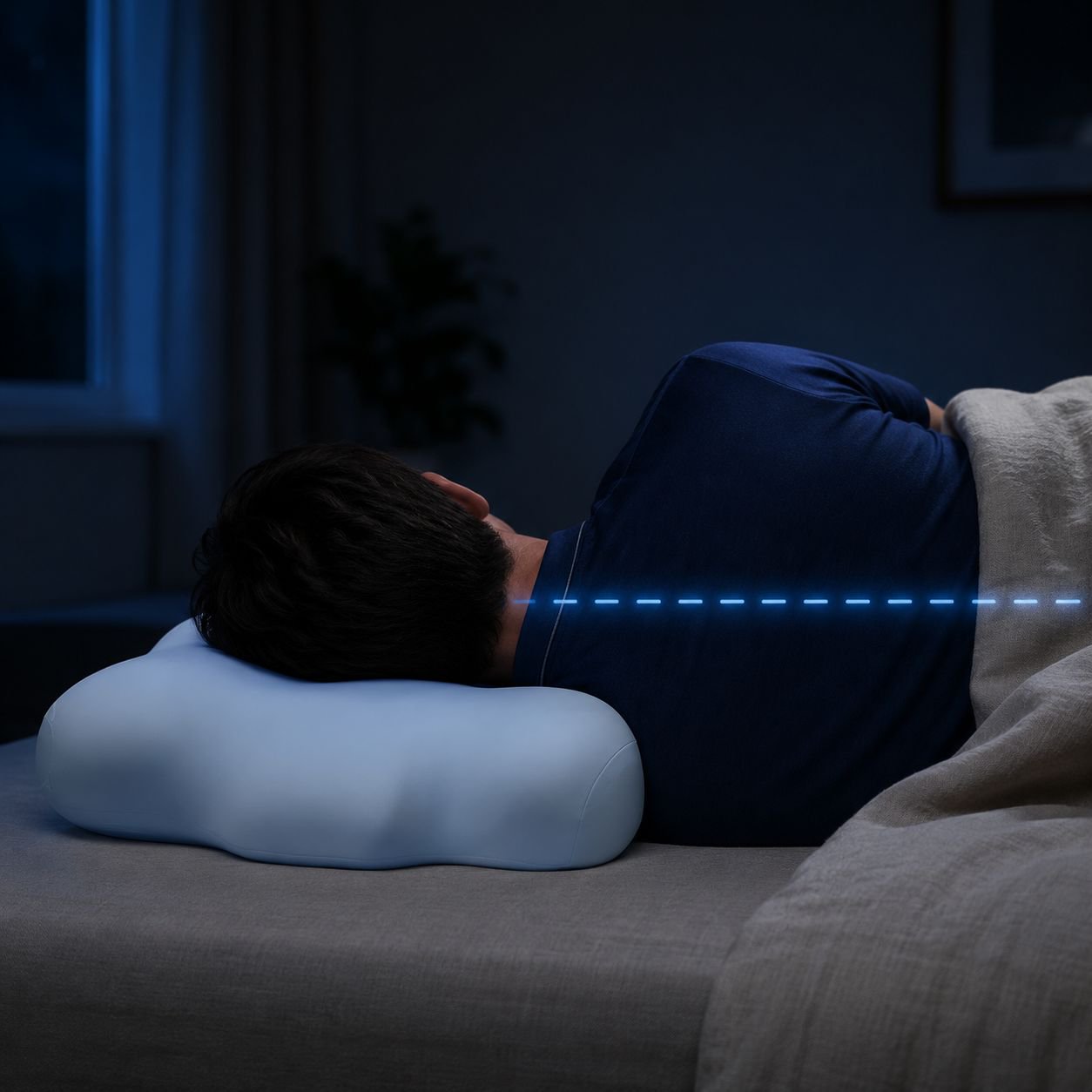 Special Cervical Memory Foam Pillow, Sleep Aid Pillow Core for Adult Home Use