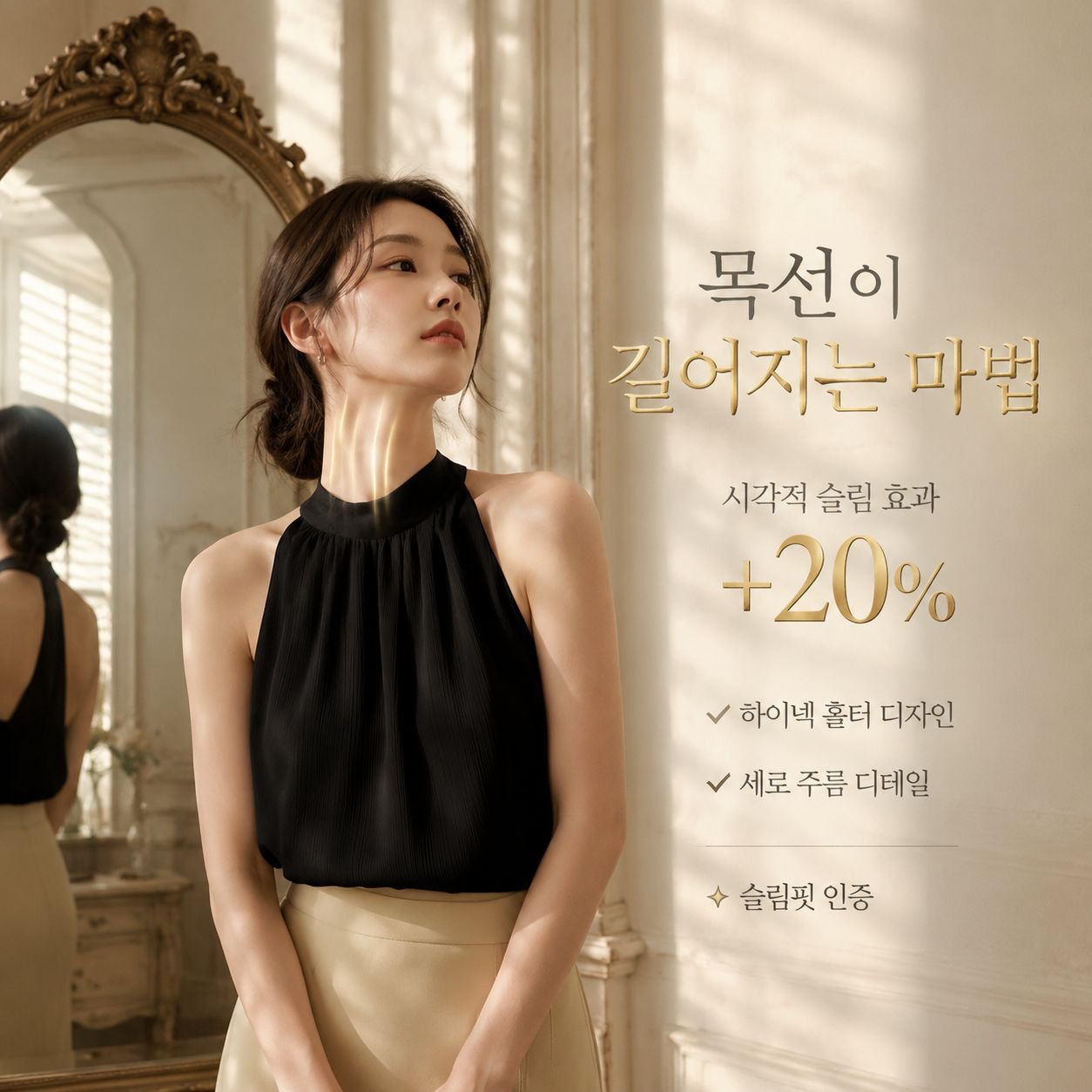 여름 엘레강스 미인 쉬폰 홀터넥 민소매 탑