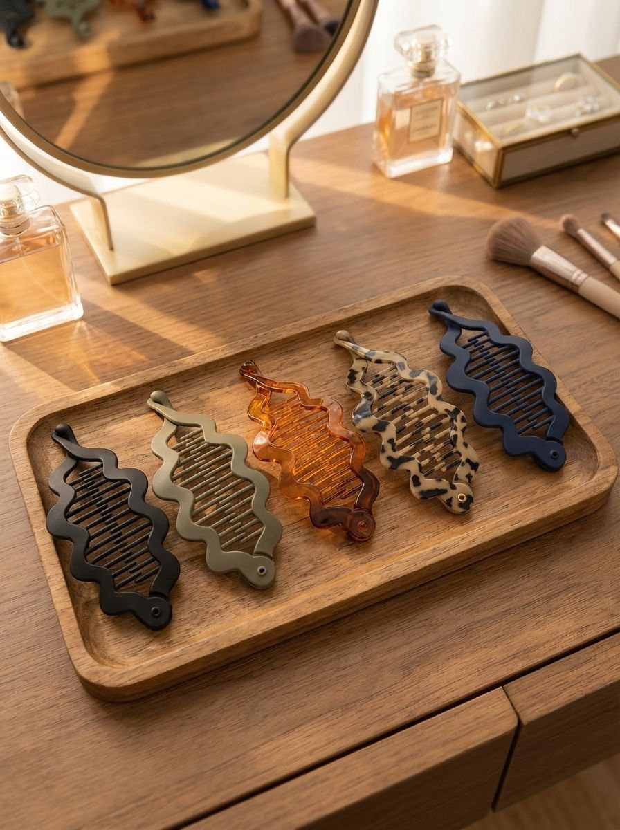 Haarspange zur sicheren Fixierung der Haare