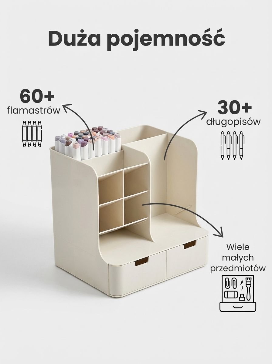 Organizer na markery do szkoły